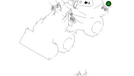 Лампа YM172519-17160 Komatsu