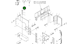 Лист 209-54-74690 Komatsu