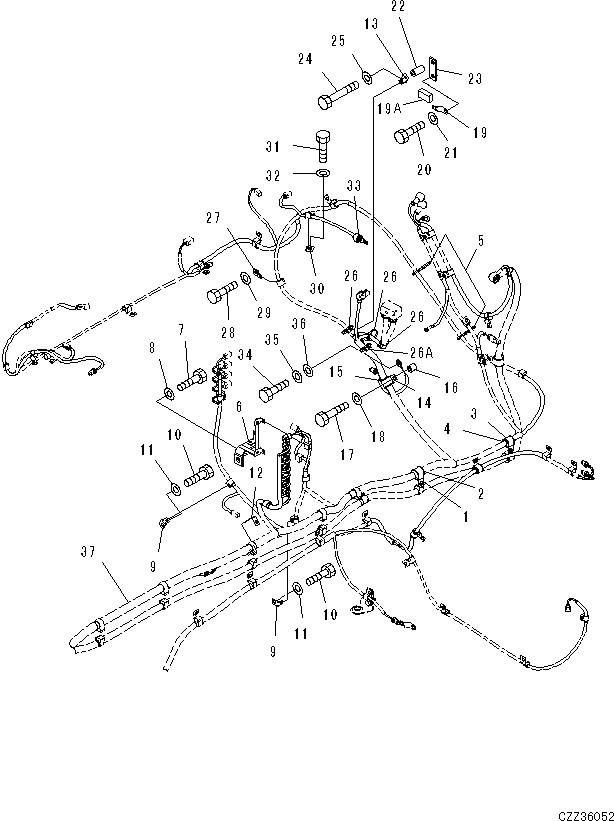 Кронштейн 207-06-41220 Komatsu