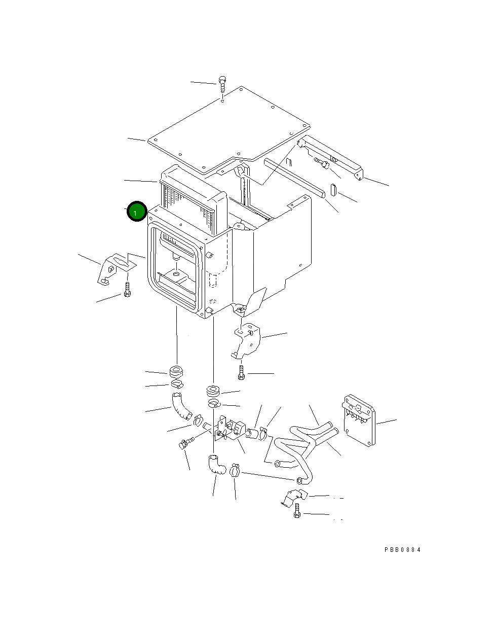 Корпус ND245420-0421 Komatsu