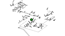 Коромысло управления двигателем 1287 032 H91 Komatsu