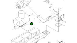 Кронштейн 6711-11-4543 Komatsu