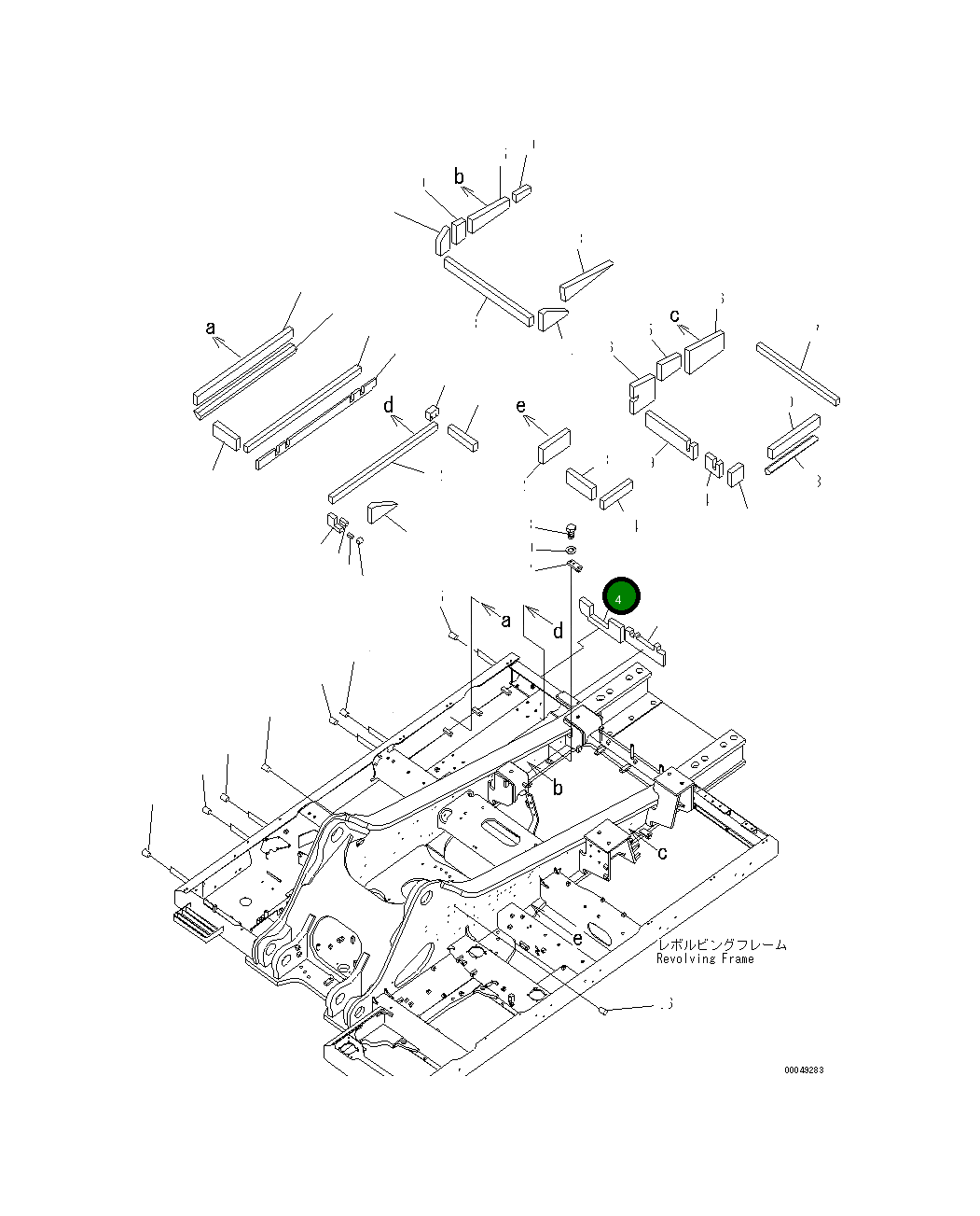 Лист 21M-46-21671 Komatsu