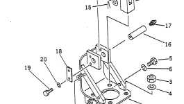 Кронштейн 565-43-15614 Komatsu