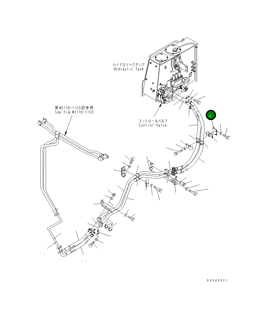 Кронштейн 195-61-61911 Komatsu