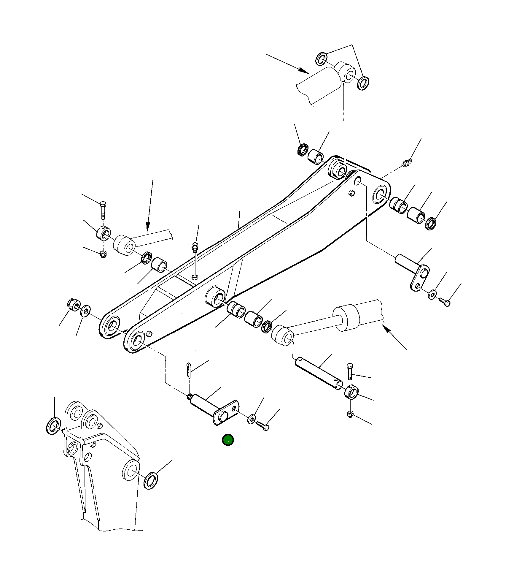 Палец 21D-09-42160 Komatsu