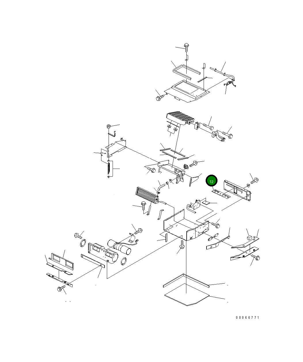 Набивка AN51191-58490 Komatsu