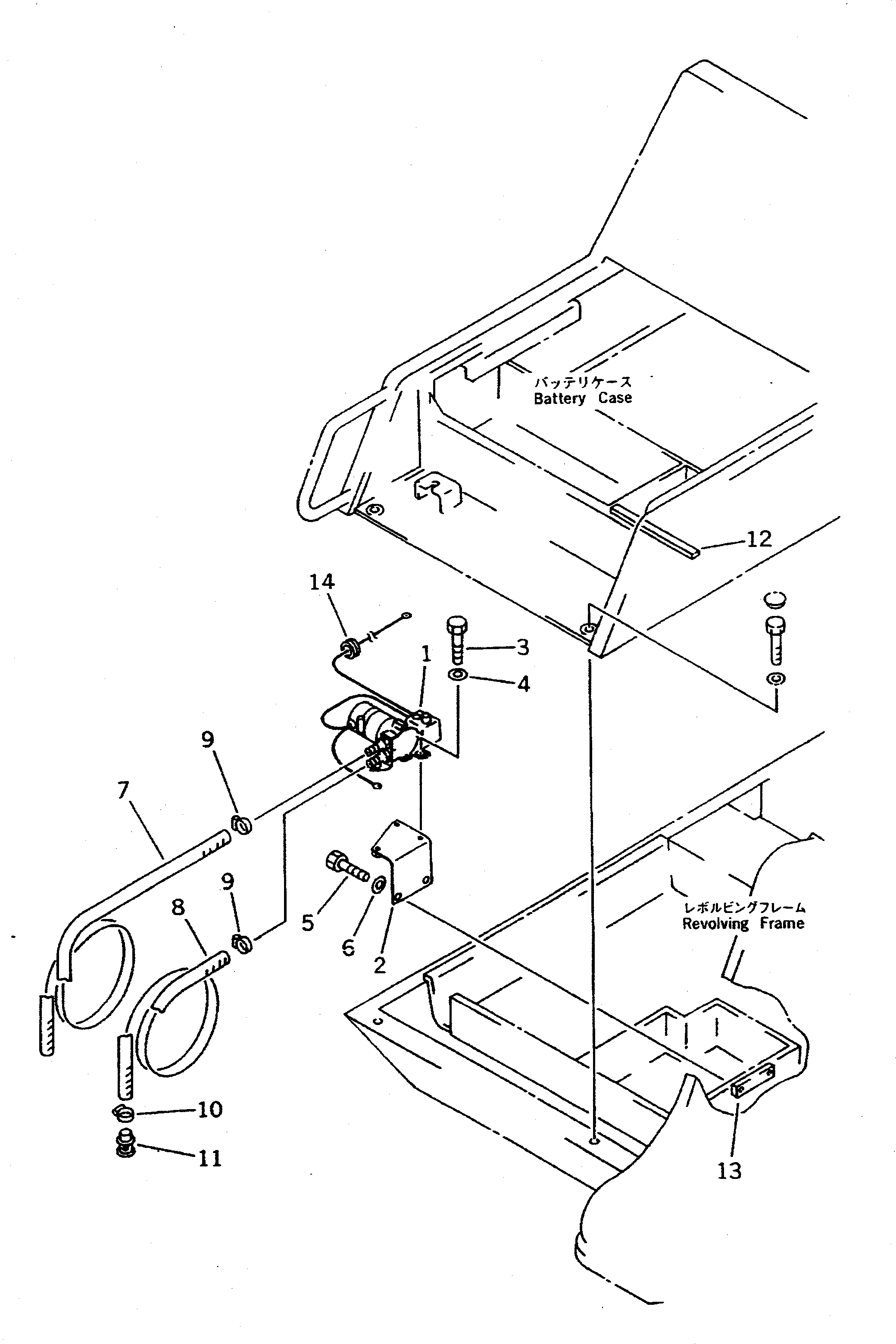 Кронштейн 207-04-51210 Komatsu