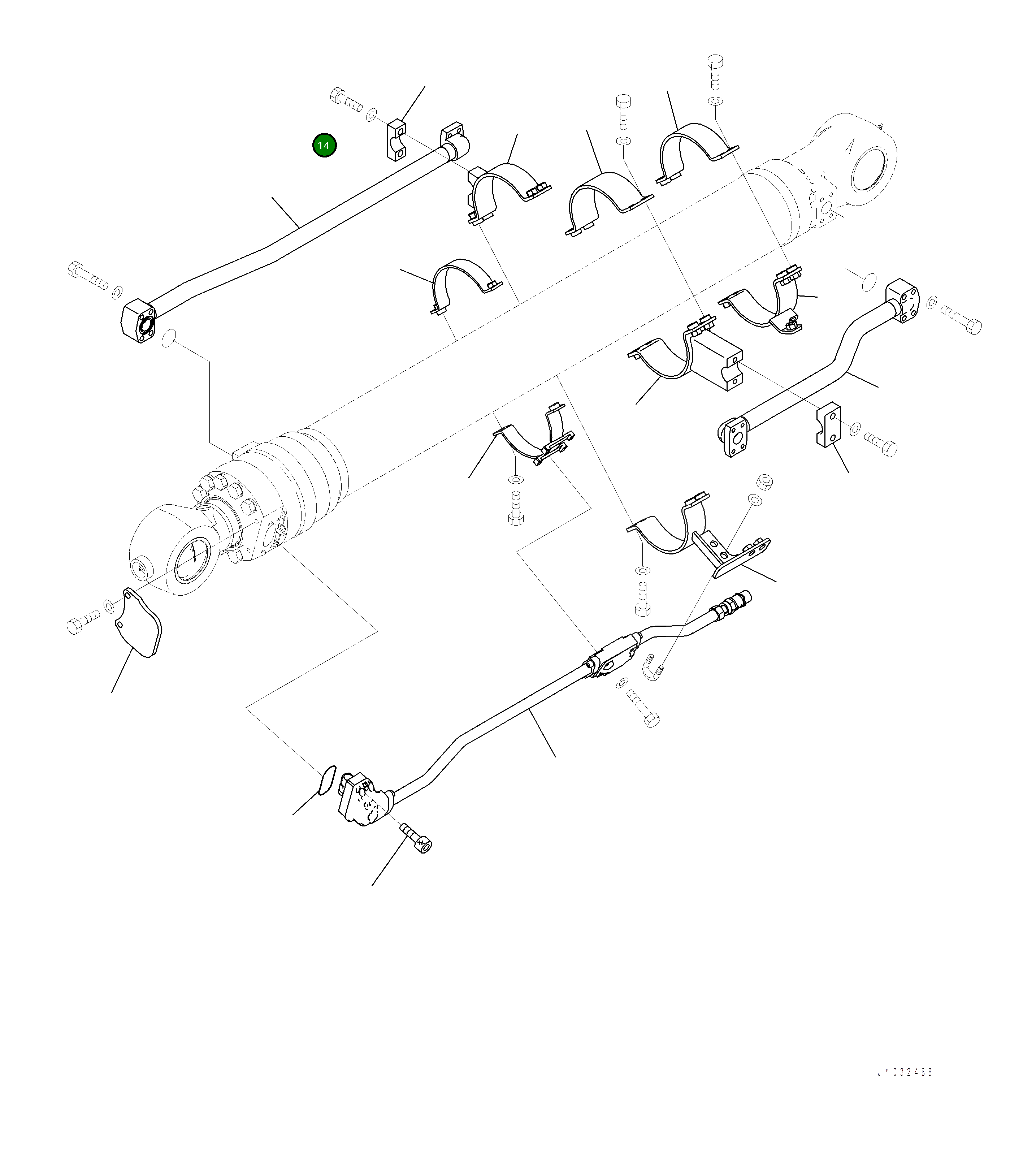 Кронштейн 707-97-08961 Komatsu