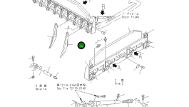 Кромка 130-903-2130 Komatsu