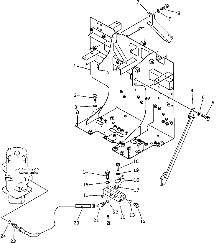 Кронштейн 21N-62-11415 Komatsu
