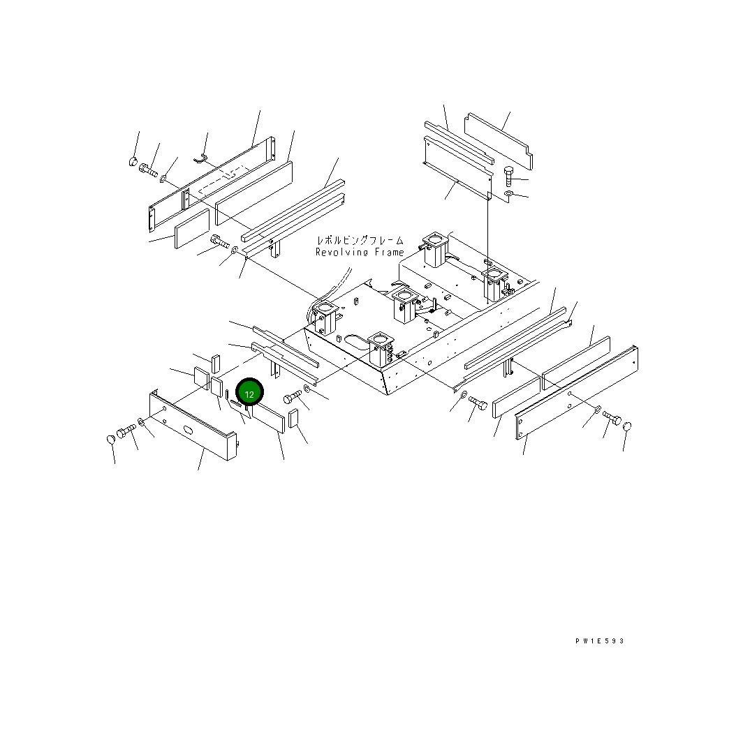 Лист 21N-53-31850 Komatsu
