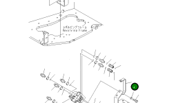 Кронштейн 22F-62-34530 Komatsu