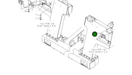 Кронштейн 569-85-88310 Komatsu