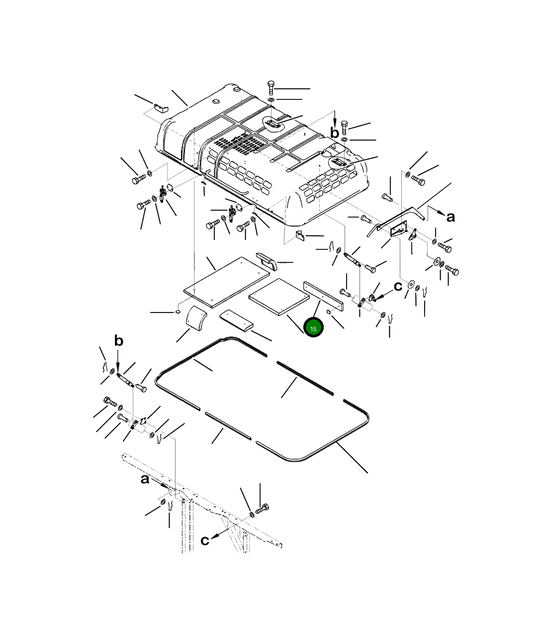 Лист 207-54-43551 Komatsu