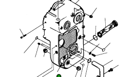 Масляный дефлектор 134 358 Komatsu