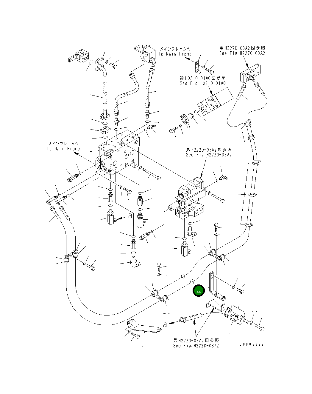 Кронштейн 198-61-51561 Komatsu