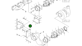 Кронштейн 6162-15-8230 Komatsu