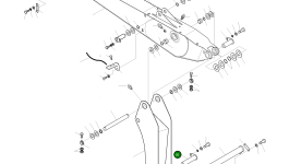 Палец 2123-4098B Komatsu