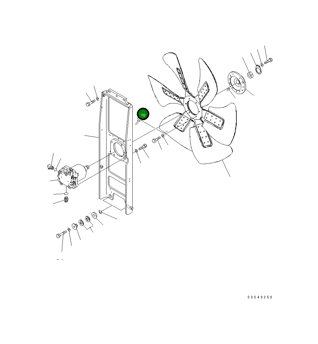 Лента 799-203-8500 Komatsu