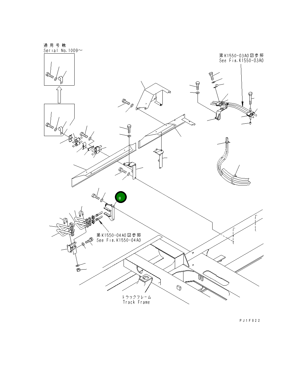 Кронштейн 8296-62-1312 Komatsu