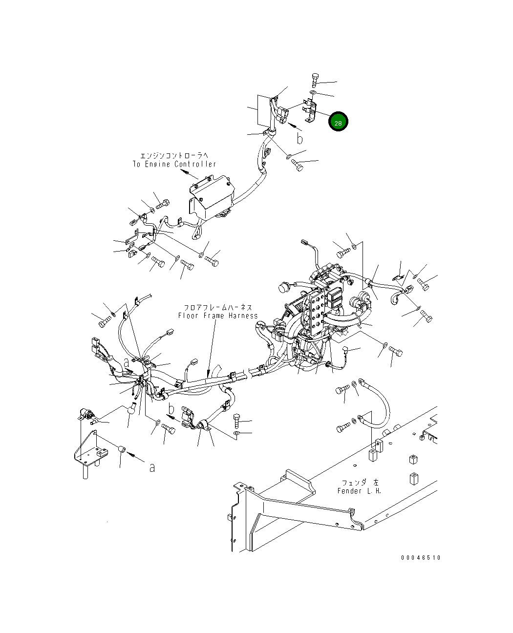 Кронштейн 154-06-74242 Komatsu