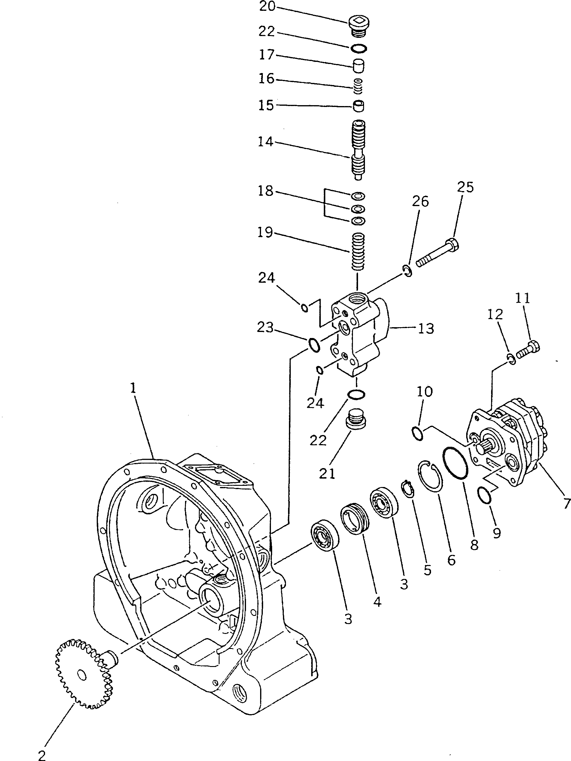 Корпус 102-10-46312 Komatsu
