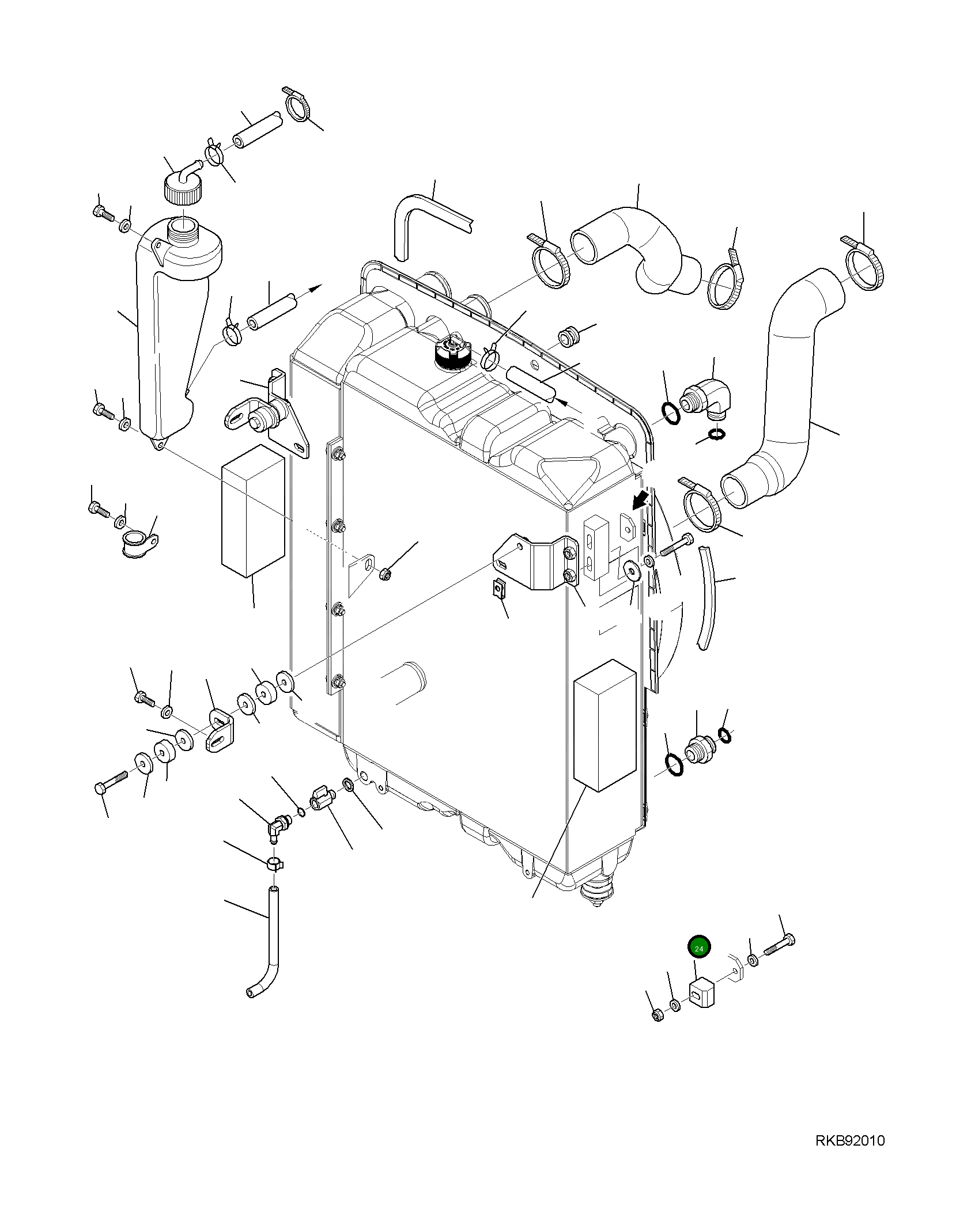 Направляющая 42N-03-11431 Komatsu