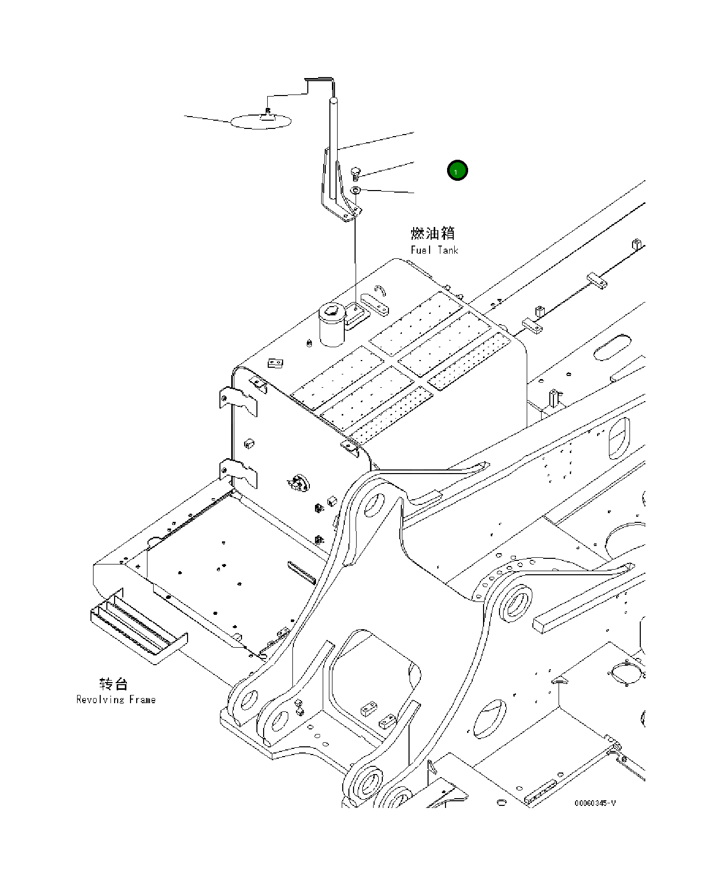 Кронштейн 207-54-77930 Komatsu