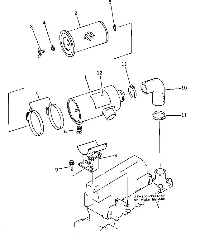 Корпус 6204-81-7810 Komatsu