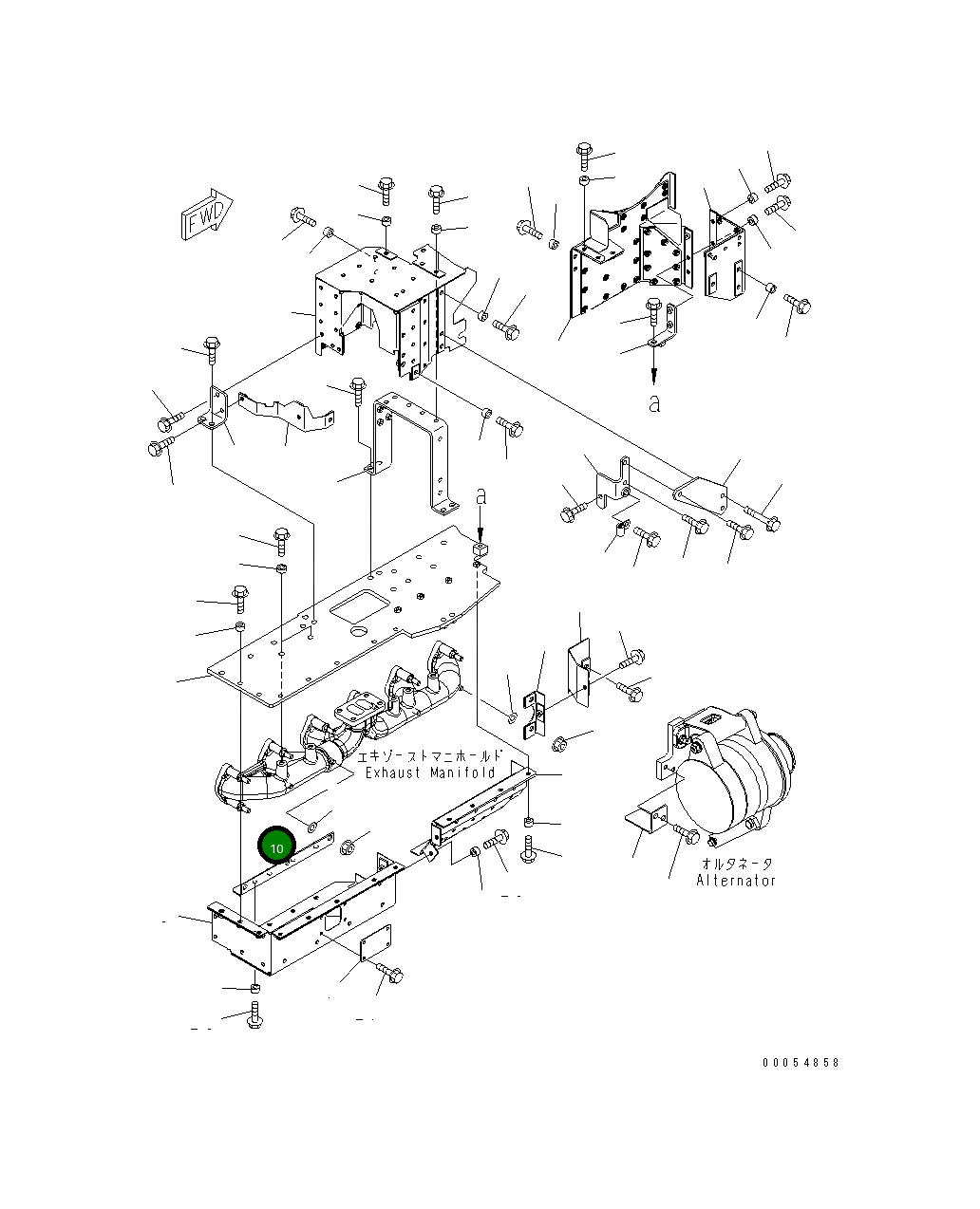 Кронштейн 6745-11-5880 Komatsu