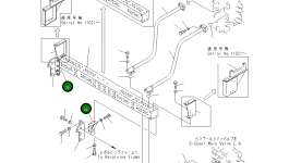 Кронштейн 21T-62-72740 Komatsu