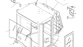 Ограждение 425-56-H0P09 Komatsu