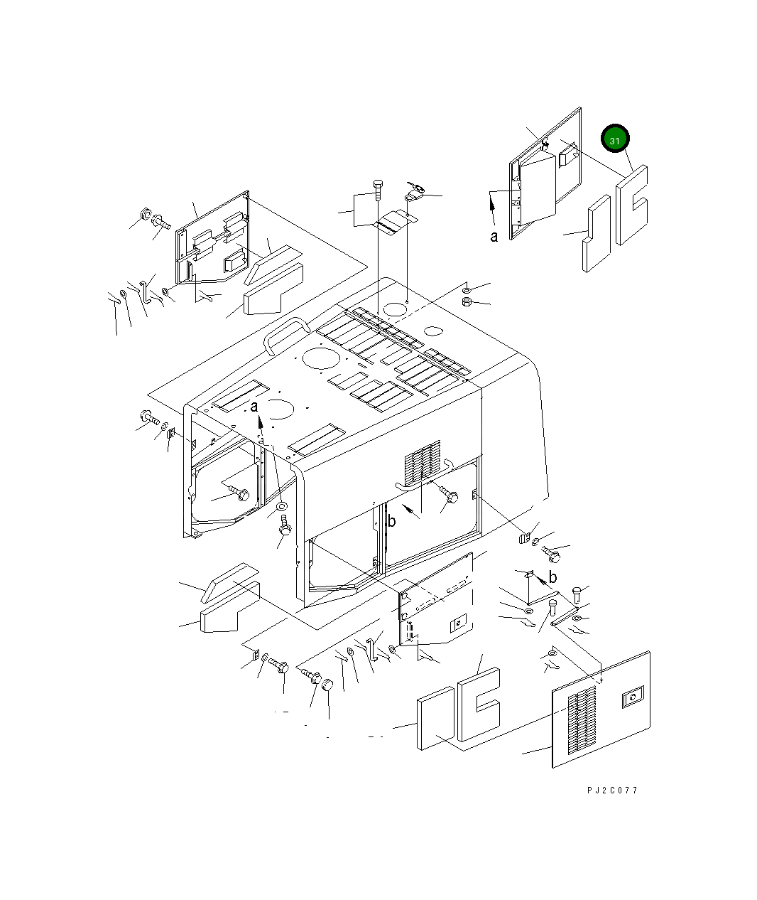 Лист 425-54-24660 Komatsu