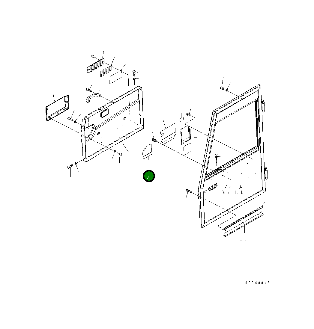 Лист 561-54-84230 Komatsu