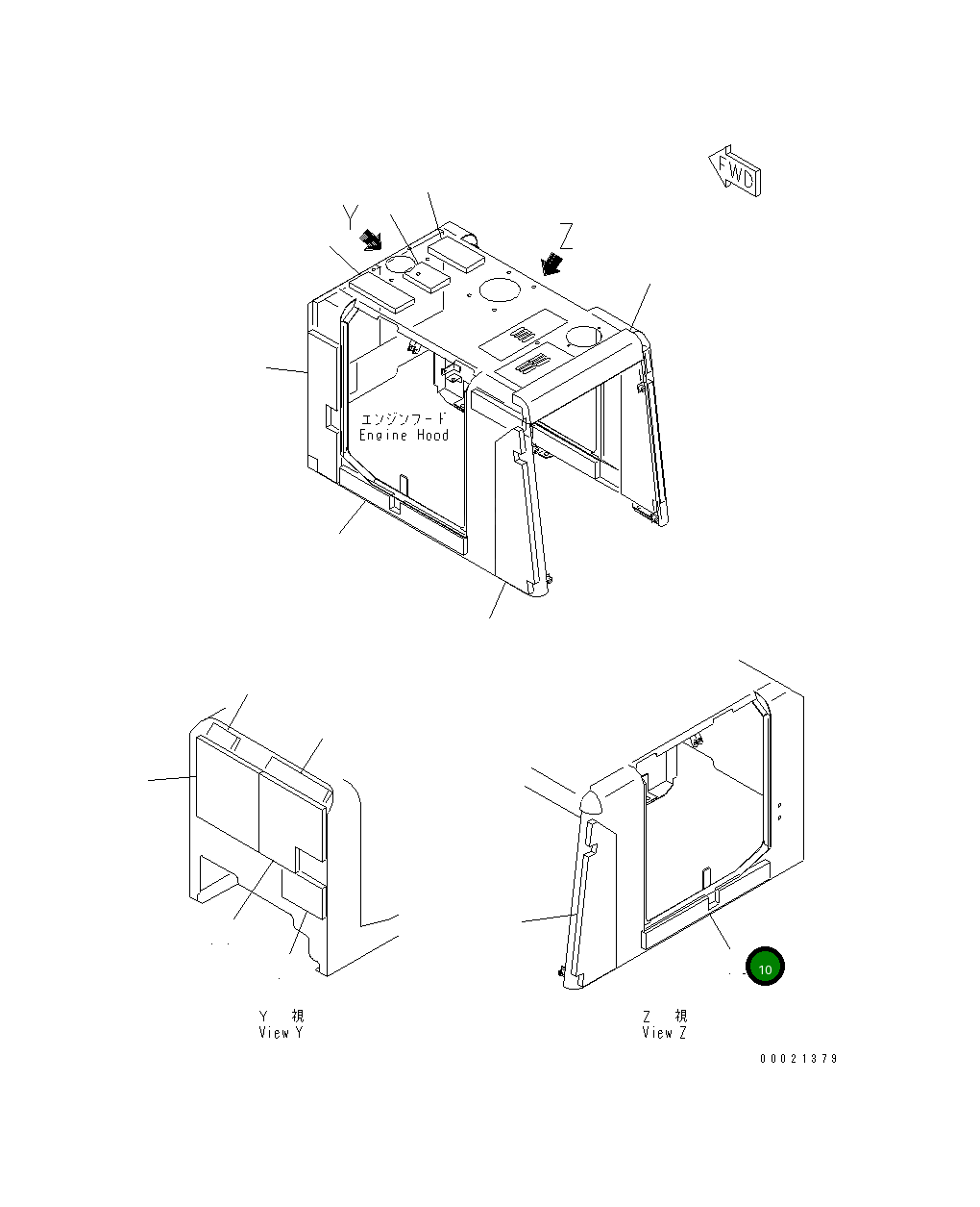 Лист 415-54-25570 Komatsu