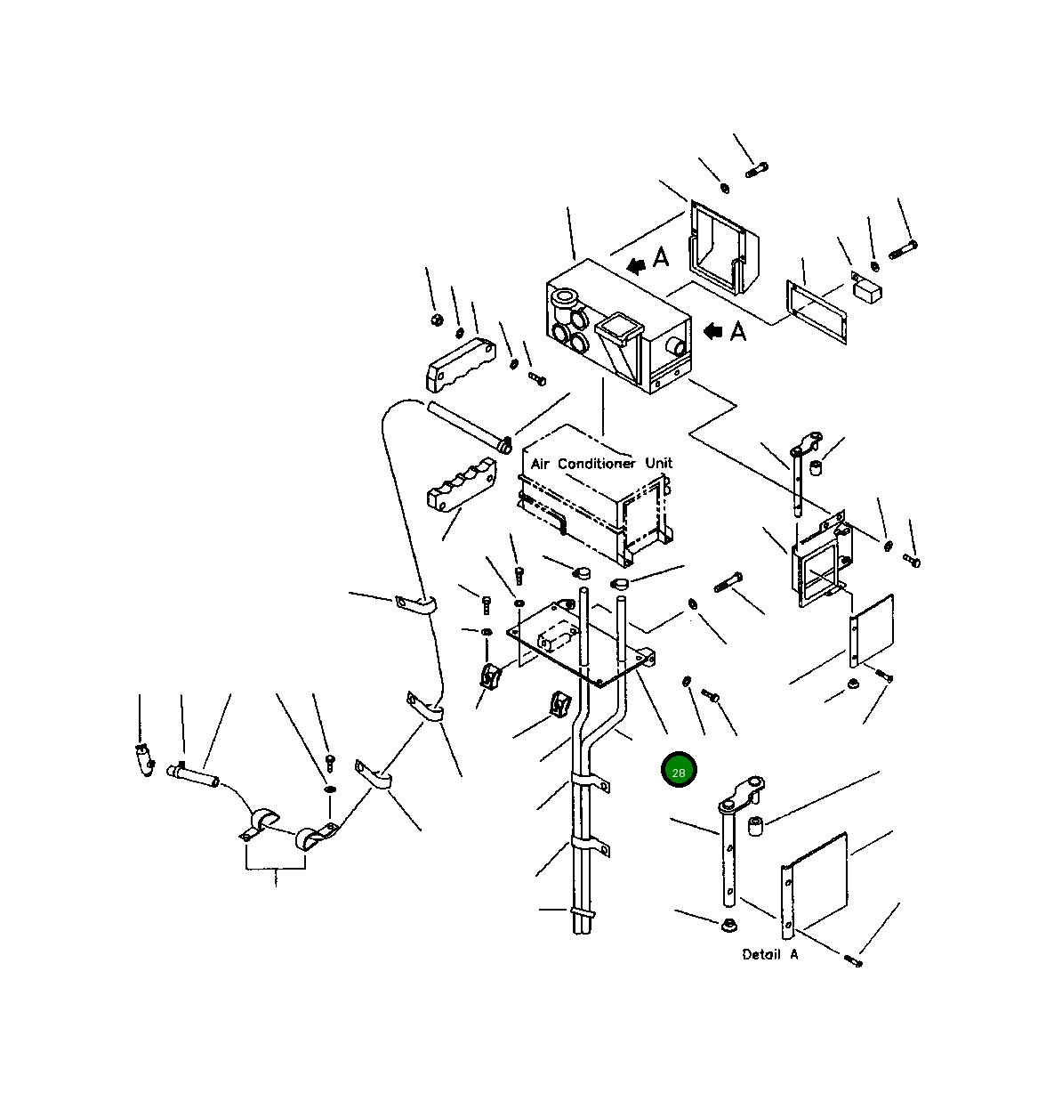 Кронштейн 569-07-61170 Komatsu
