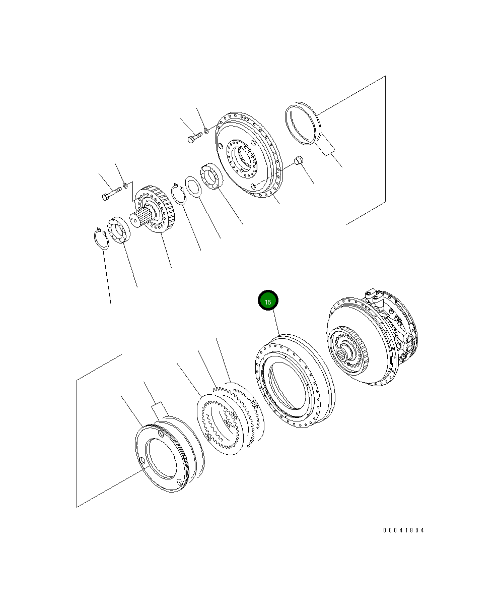 Корпус 17A-13-41211 Komatsu
