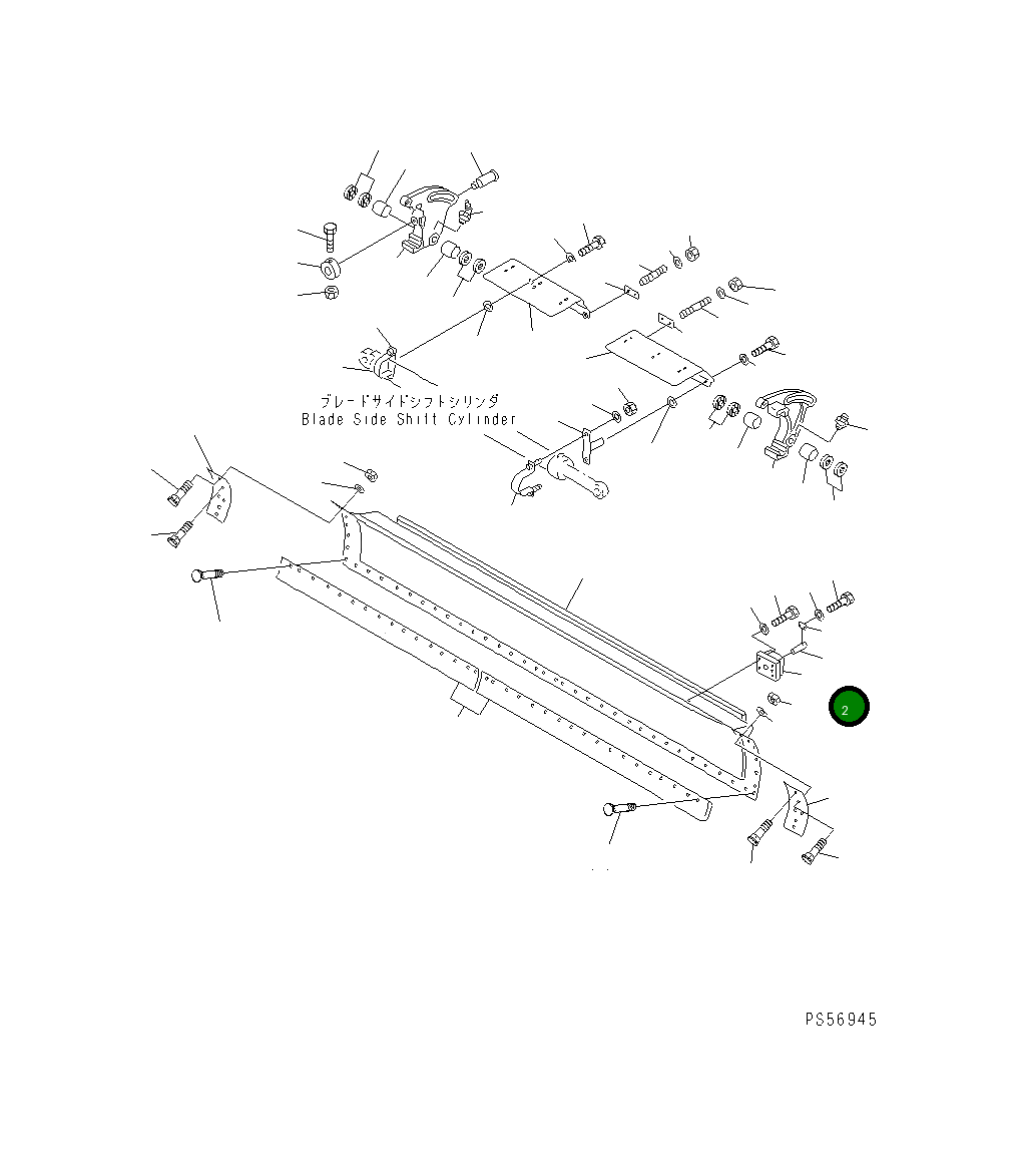 Кронштейн 235-70-11280 Komatsu