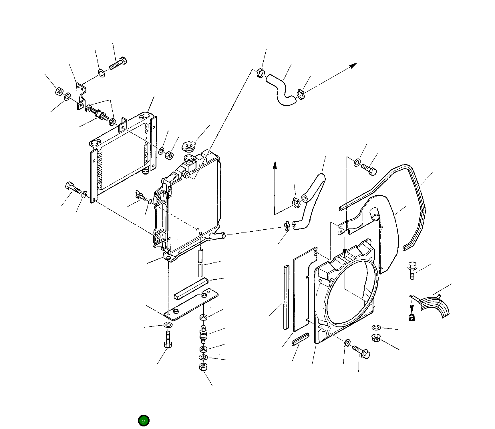 Опора 3F3007055 Komatsu