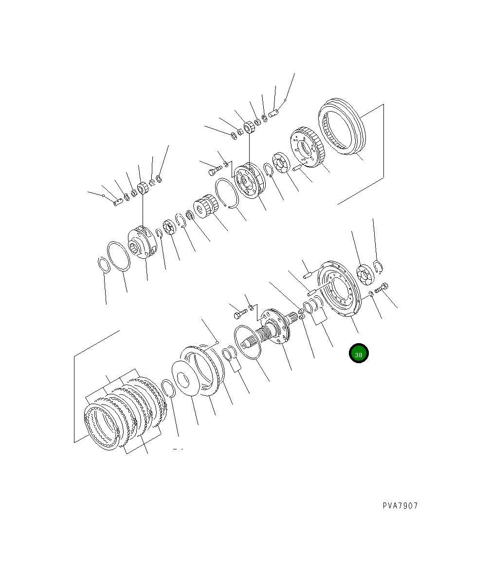 Корпус 134-15-32410 Komatsu