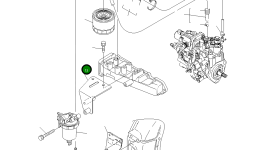 Кронштейн YM129236-55700 Komatsu