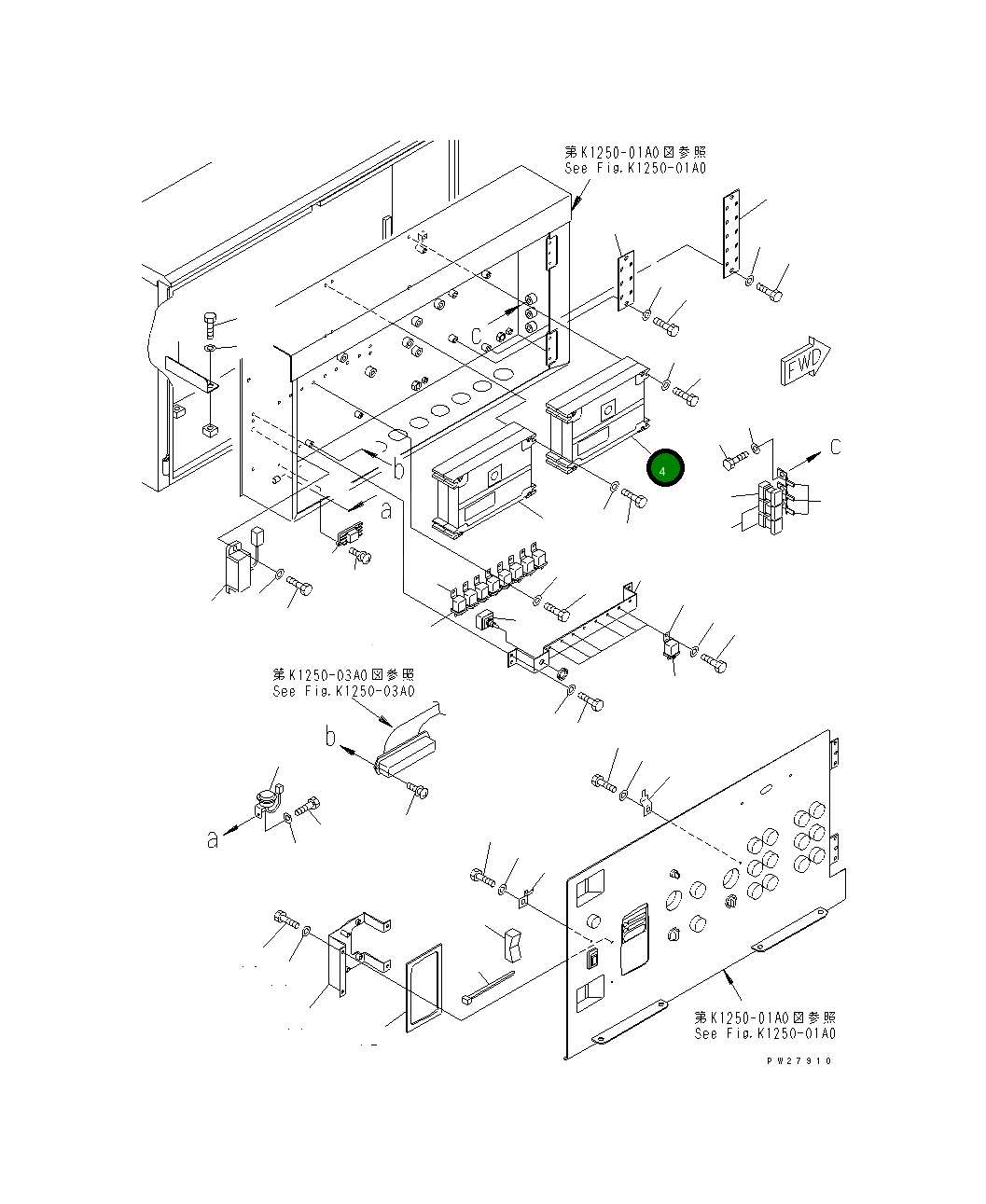 Контроллер 7838-14-1000 Komatsu