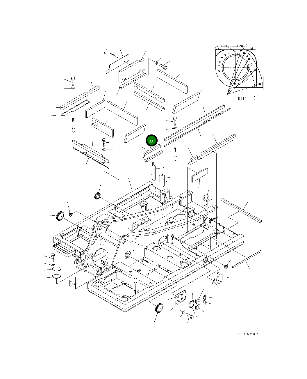 Лист 21K-46-73220 Komatsu