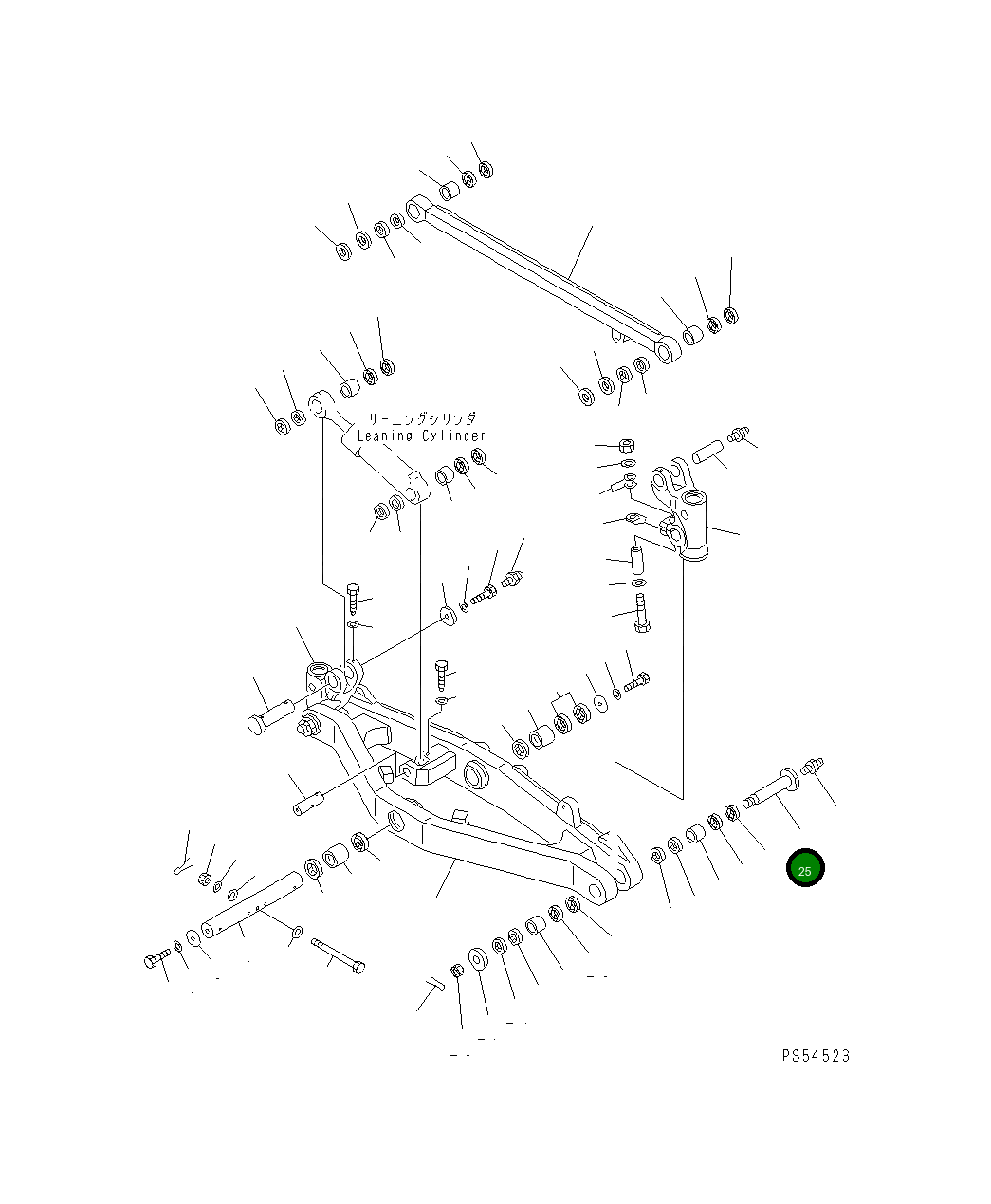 Палец 235-27-31330 Komatsu