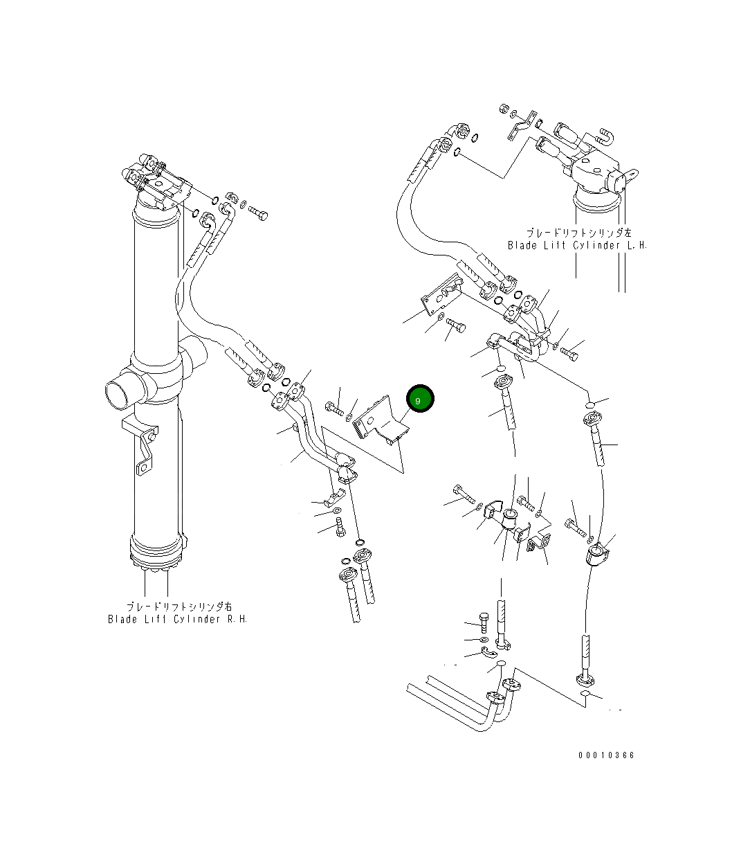 Кронштейн 198-61-52442 Komatsu
