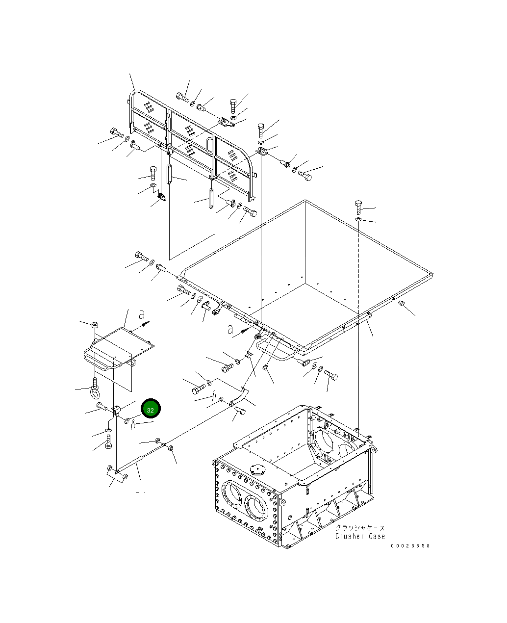 Кронштейн 8261-70-1770 Komatsu