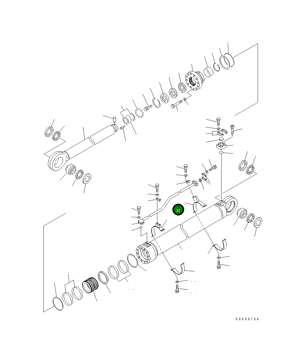 Кронштейн 707-88-28640 Komatsu