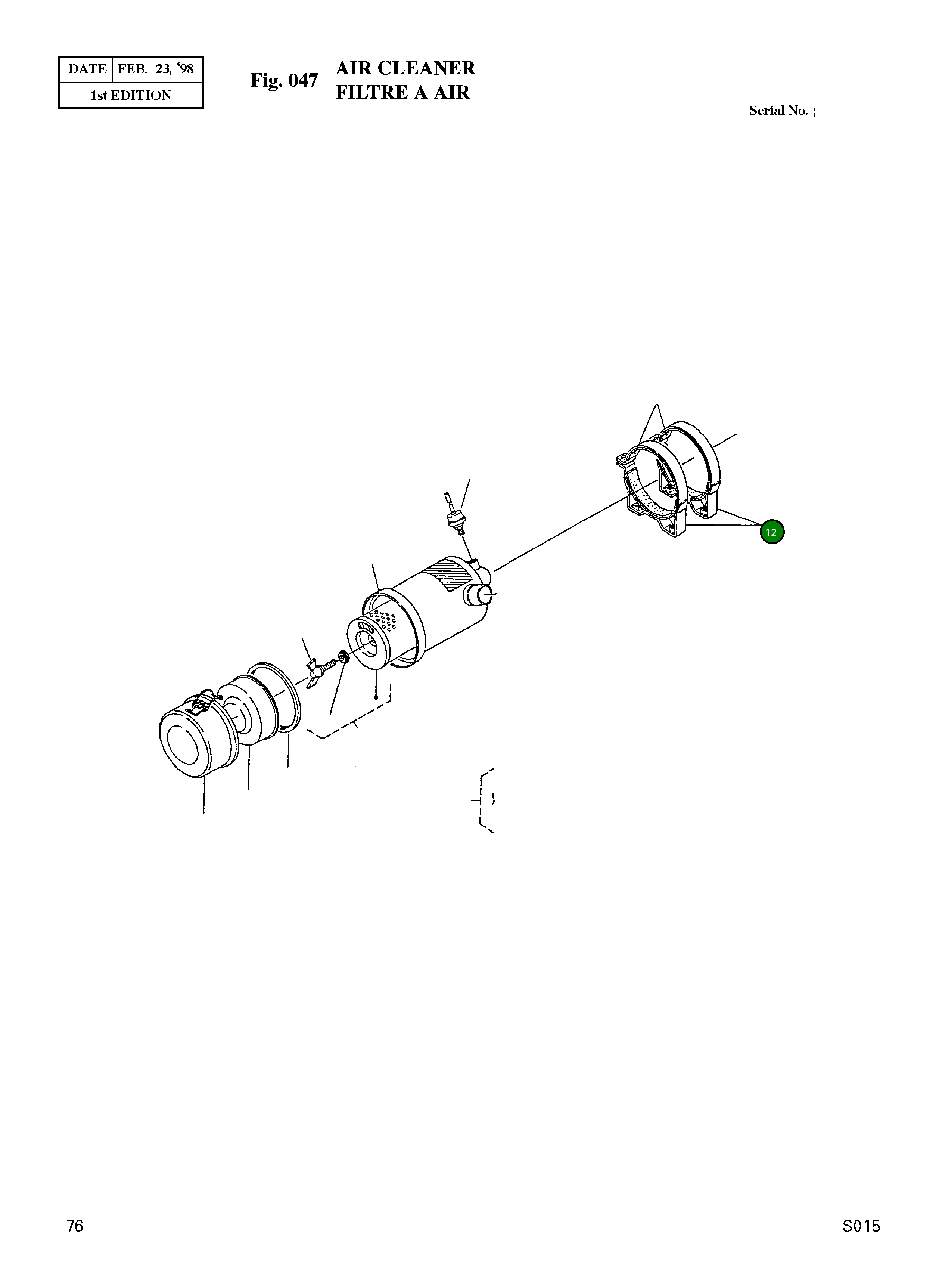 Лента очистителя воздуха 34150-13964 Komatsu