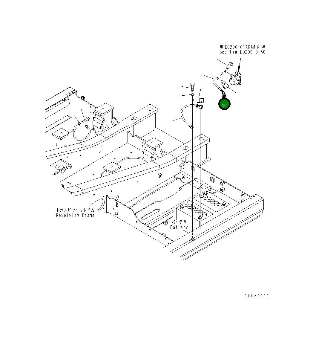 Кронштейн 21K-04-71130 Komatsu